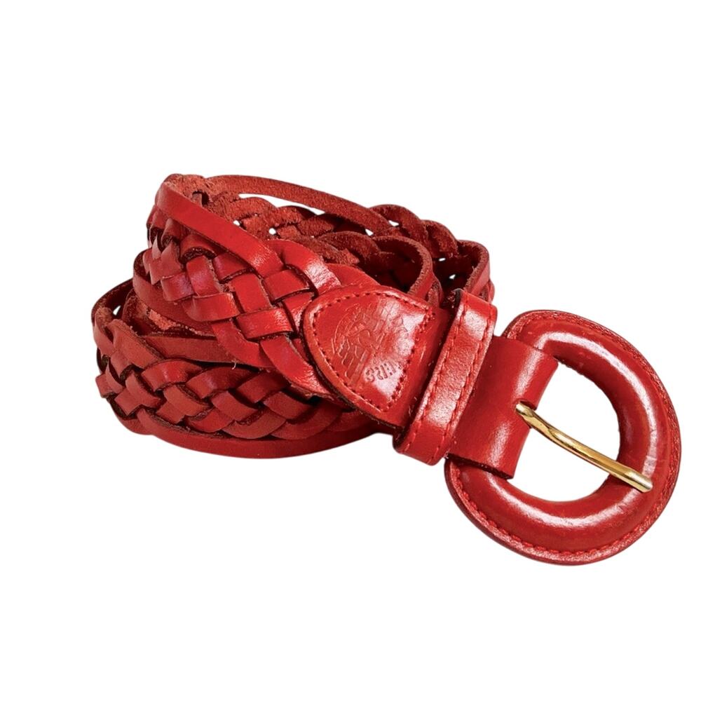 Vintage Dockers Braided Leather Belt